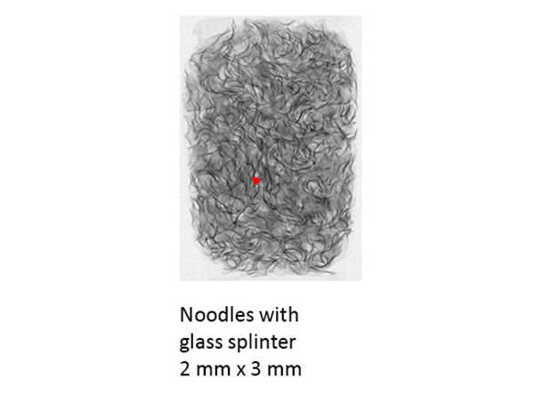 وجود شیشه در نودل -  اسکنر اشعه ایکس در صنعت غذا