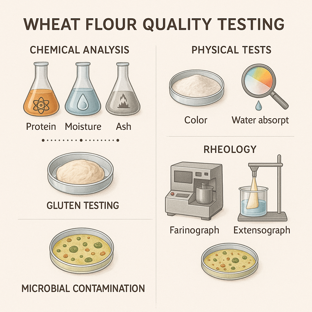 راه‌های تشخیص کیفیت آرد